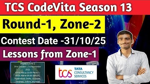 TCS Codevita Season-13 | Round-1 Zone-2 Important Details | Important details #tcscodevita #tcs