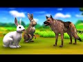 दो चालाक खरगोश और कुत्ता Two Clever Rabbits and Dog Hindi Kahaniya 3D Panchatantra Stories in Hindi