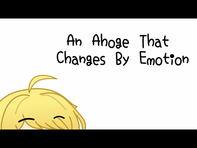 An Ahoge That Changes By Emotion || Ahoge Bouncing Test || Gacha Club class=