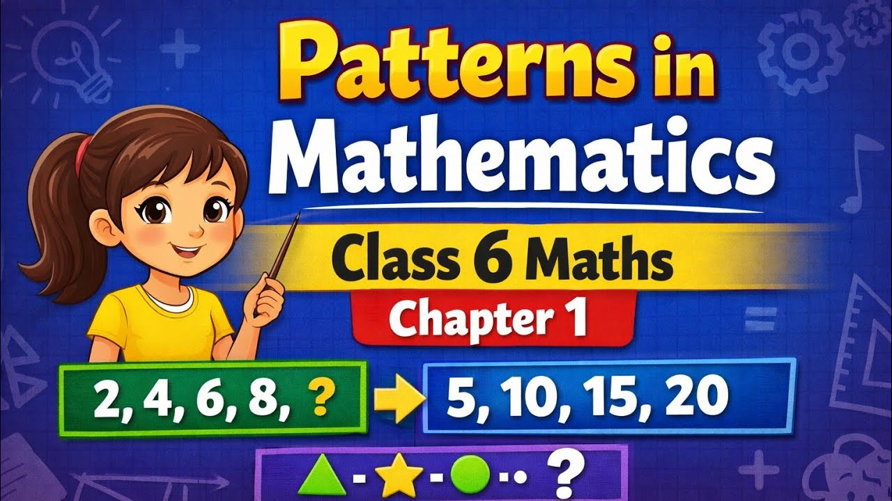 Chapter 1,Patterns in Mathematics#class 6th#mathsncert