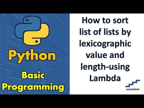 How to sort list of lists by lexicographic value and length-using lambda
