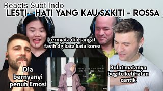 Reaction LESTI -Hati Yang Kau Sakiti (Rossa) Subtitle Indonesia