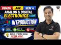 Introduction to Analog & Digital Electronics | ADE | DBATU | SEM 4 | Toshib Tutorials