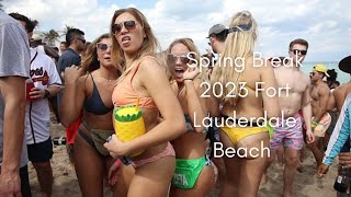 4K Spring Break 2023 Las Olas Beach WALK - Fort Lauderdale Florida