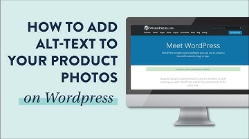How to add Alt text to Product Images Using Wordpress