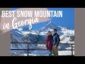 Winter Time at Rooms Hotel Kazbegi | THE BEST Snow Mountain View in Georgia! | kymilin