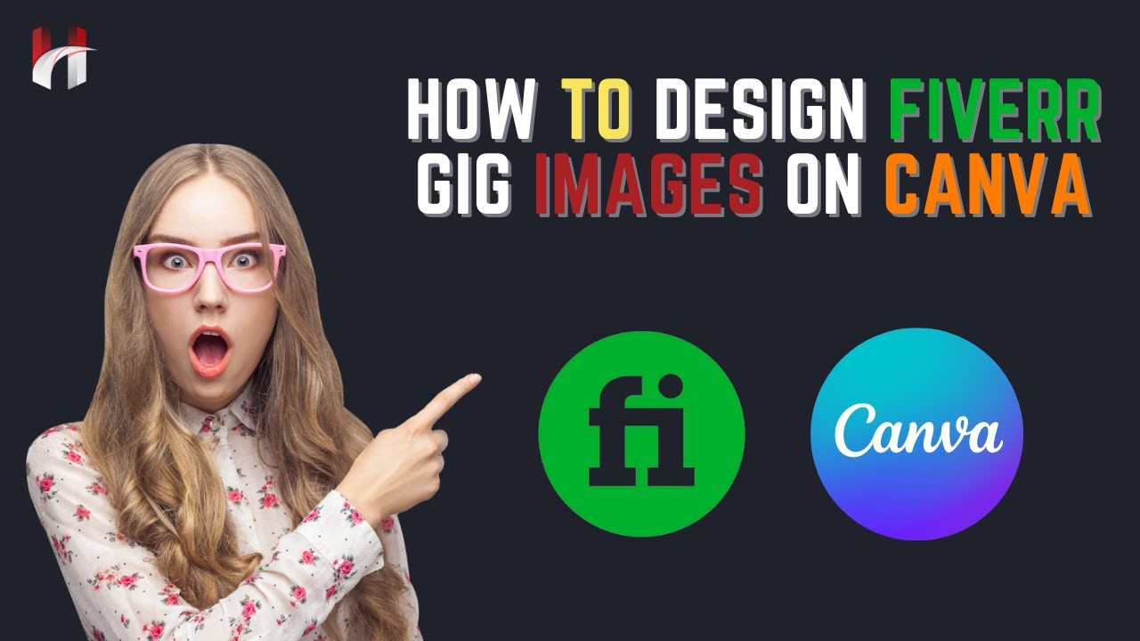 How to Design Fiverr Gig Images on Canva - YouTube