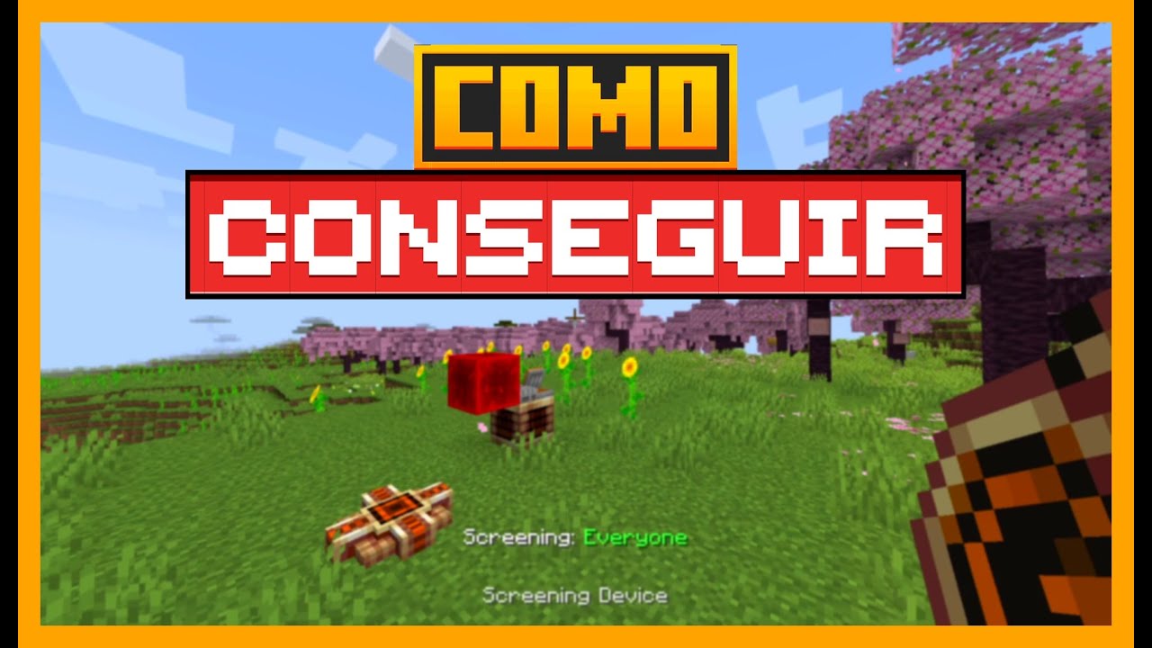 COMO USAR O DISPOSITIVO DE TRIAGEM NO MINECRAFT COM O TAMPAD