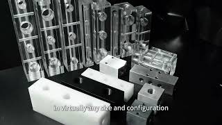 Support customization of manifold blocks in various materials and size