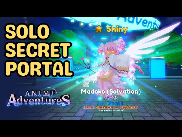 new secret portal in anime adventures Madoka｜TikTok Search