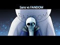 Sans vs fandom animation