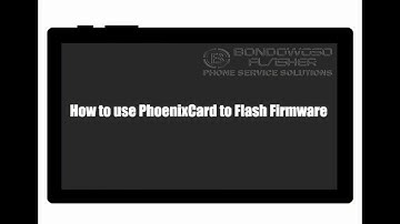 How to use PhoenixCard to Flash Firmware