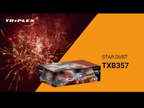 FAJERWERKI TXB357 100S 0,8'' BATERIA STAR DUST F3 TRIPLEX FIREWORKS