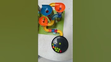 Building Blocks Marble Race Run ASMR