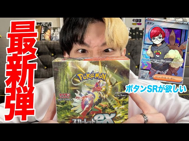 ポケカ】ボタンSRがどうしても欲しいのでスカーレットexを