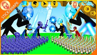 FINAL BOSS ICE, XIPHOS, GRIFFON VS GIANT BOSS VOLTAIC, XIPHOS | Stick War Legacy Mod | Stick789Apk