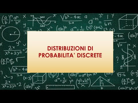 Video: Differenza Tra Distribuzioni Di Probabilità Discrete E Continue