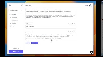 How to use the playground on retune: refine the reliability of your AI chatbots