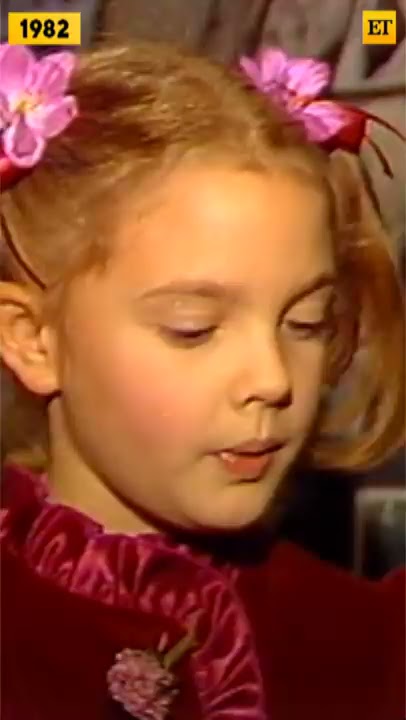 Young Drew Barrymore Receives Her First Award Ever! #shorts