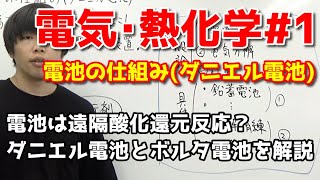 【高校化学】電池の仕組み（ダニエル電池）【電気･熱化学#1】