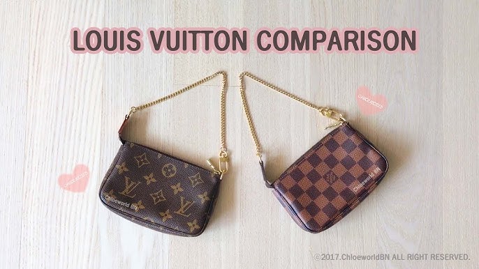 Louis Vuitton Mini Pochette Review,Monogram,What fits in? +Corss strap 