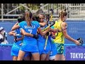 india womens hockey team won the quarter final | tokiyo olympic india vs australia womens hockey