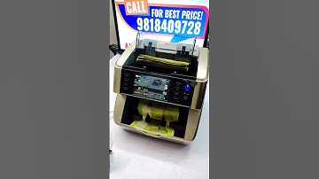 Multi-Currency Mix Value Counting Machine with 2 CIS/UV/IR/MG/MT Counterfeit Detection ✨ #Shorts