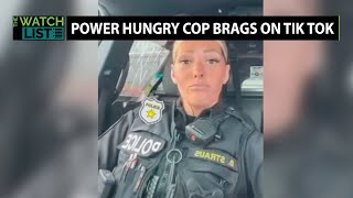 Self-Righteous Cop Exposes Her Power On Tik Tok