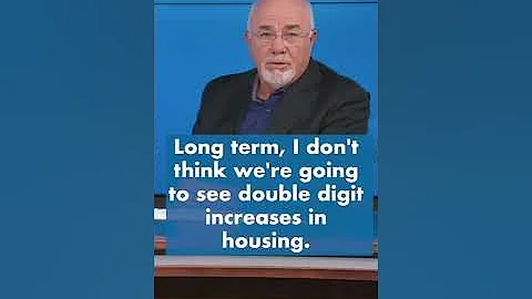 Dave Ramsey - Home Values Vs Inflation - Housing Market