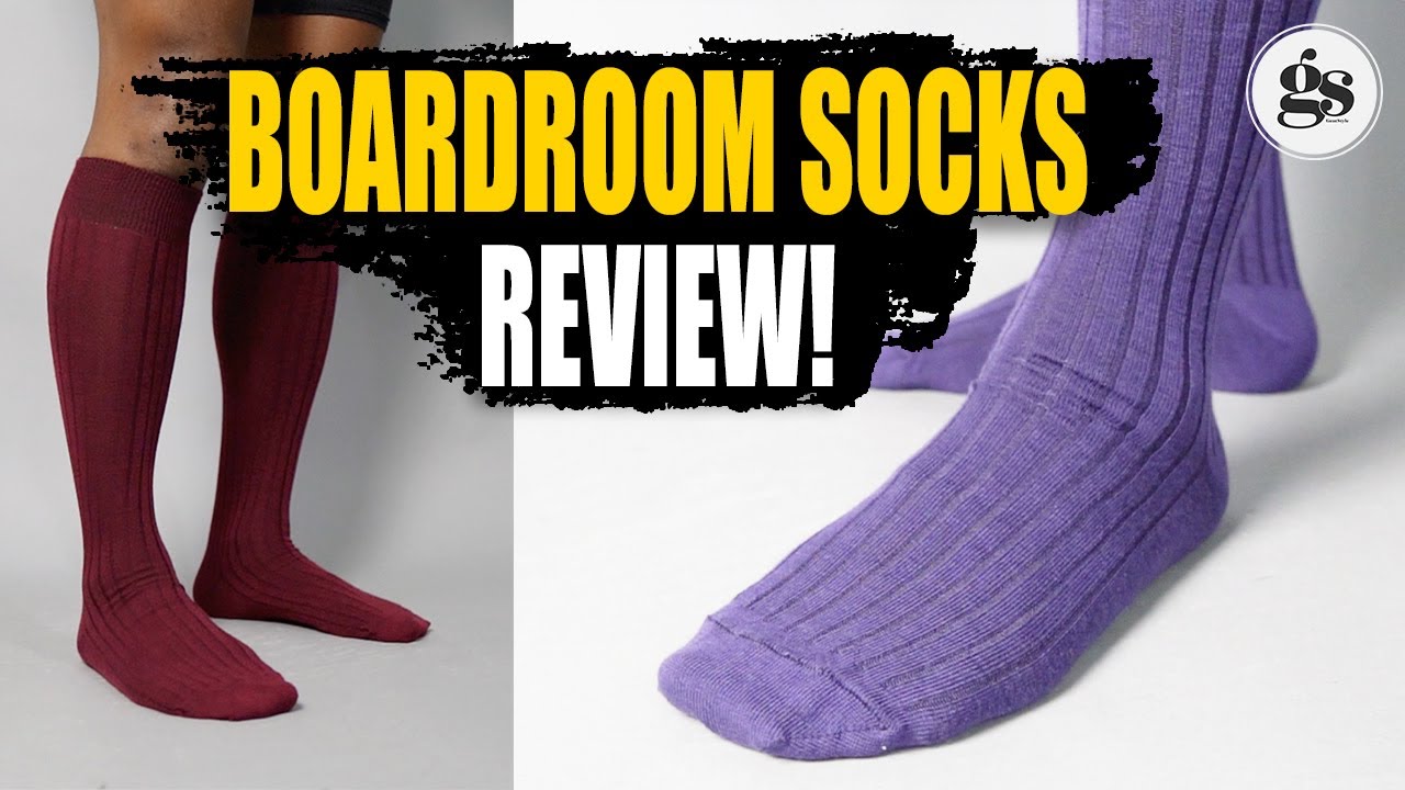 Boardroom Socks Review!  Best Over The Calf Socks Under $20 