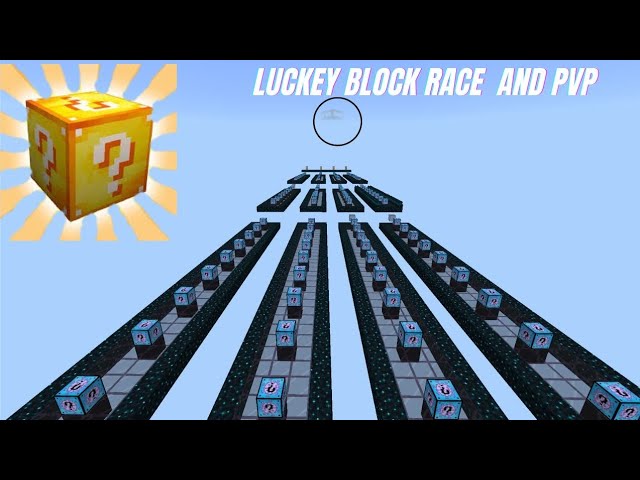 Lucky Block Race 1.8 Minecraft Map