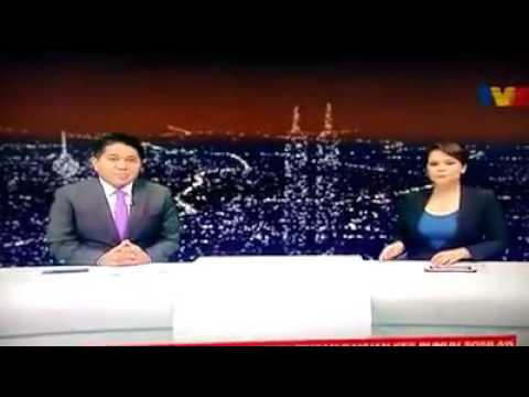 Pembaca berita Tv3 ketawa Viral - YouTube