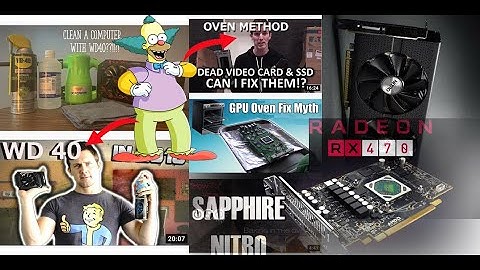 Diagnose Fix Repair RX470 RX480 RX570 RX580 Black Screen No Display Fan Not Spinning graphic card