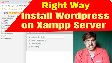 Video 3:how to install WordPress on Xampp Windows 10 [Hindi]