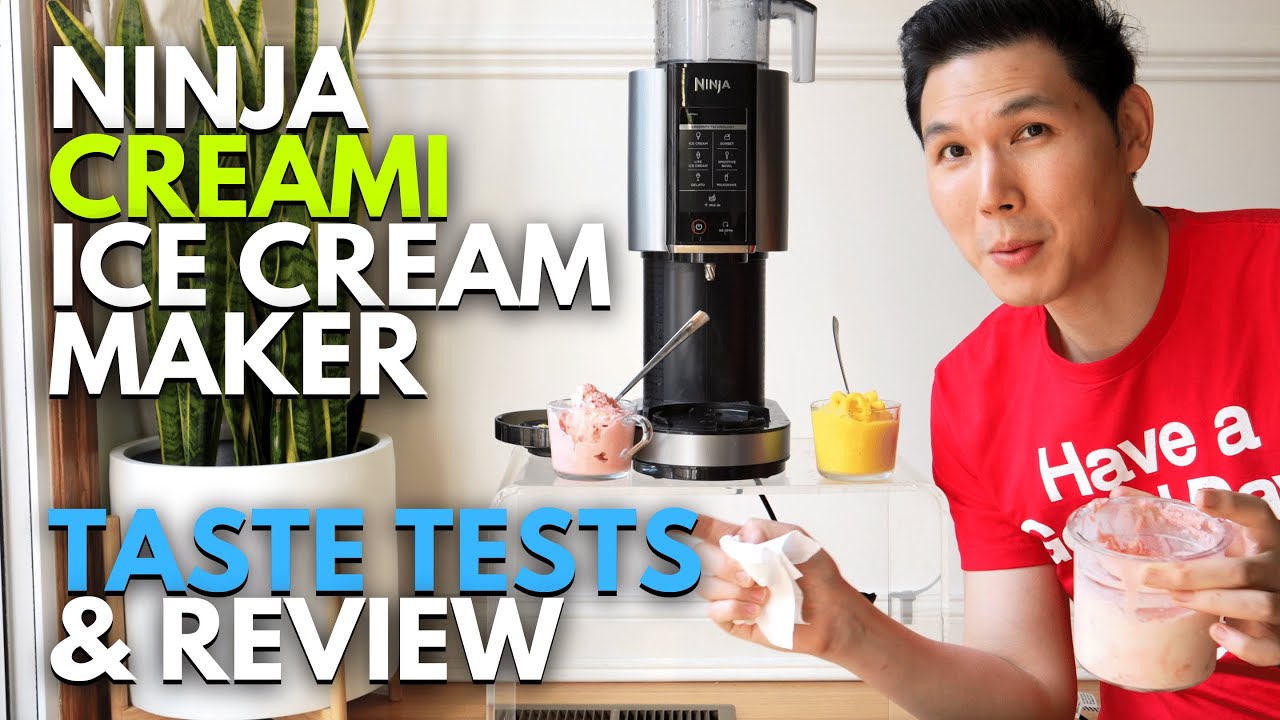 Ninja creami ice cream maker taste test review