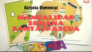 Manualidad Semana Santa Pascua Escuela Dominical Imprimibles gratis