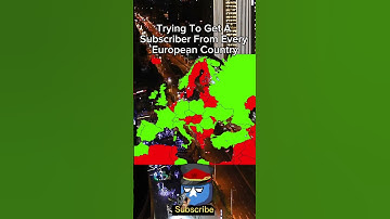 Trying To Get A Subscriber from Every European Country Part 4 #europe #map #countrys #mapping