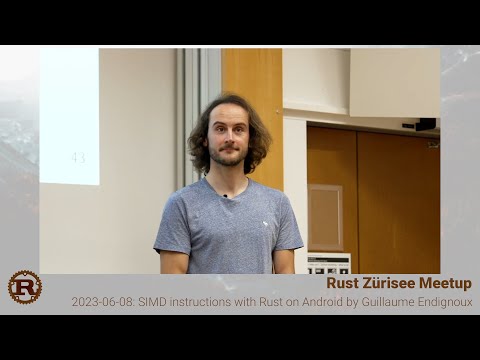 SIMD instructions with Rust on Android by Guillaume Endignoux - Rust Zürisee June 2023
