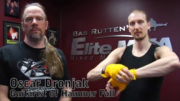 HAMMERFALL - At Bas Rutten