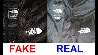 Real vs. Fake North Face jacket. How to 