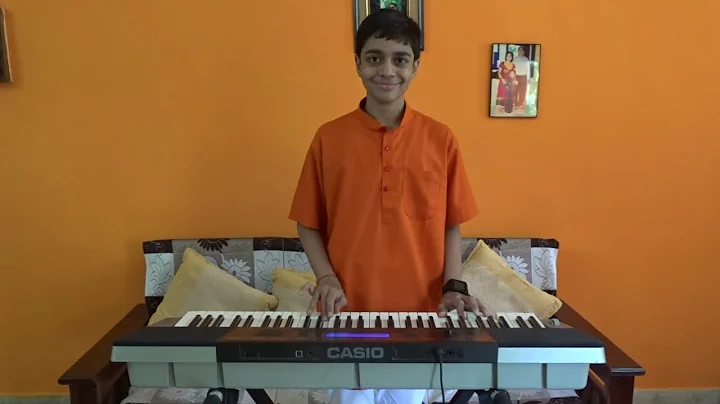 Tanush playing synthesizer |  Durgapuja 2022 |  So...