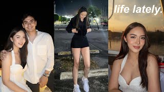 VLOG • life lately, 1st anniversary, yacht date &amp; weight management drink 🛥️🍵🤍✨ | Andrea Angeles