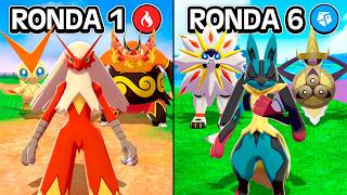 ¡ELIGIENDO POKÉMON pero CADA RONDA CAMBIAN los TIPOS! ❓