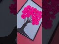 Paper Tree Wall Hanging Easy To Make#shorts#papercraft#youtube #viral#art#artmagic#foryou
