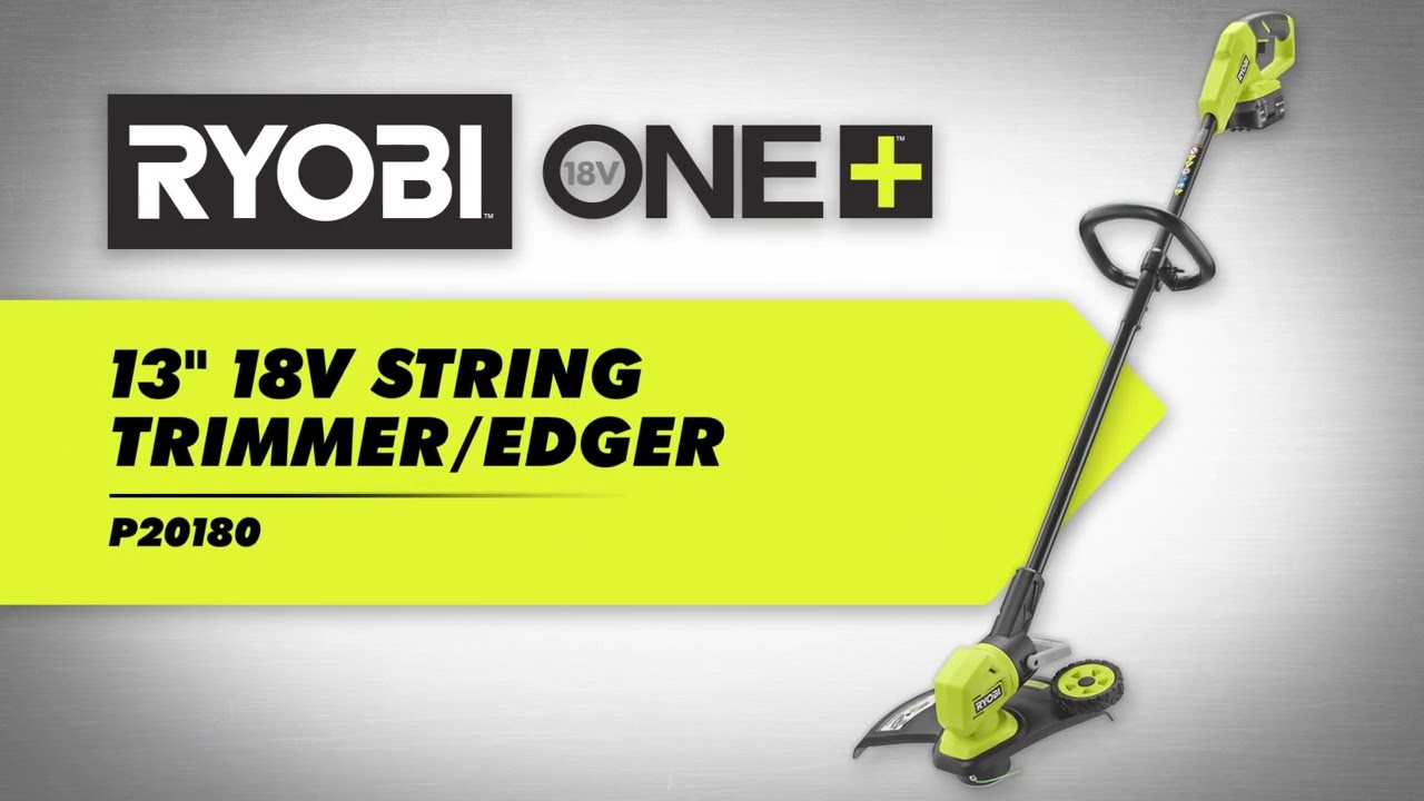 18V ONE+ 13 STRING TRIMMER/EDGER - RYOBI Tools