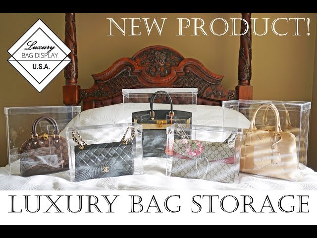 Designer Handbag Storage and Display Case Made for Chanel Flap – Luxury Bag  Display