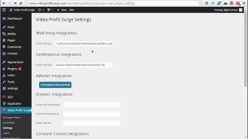 Setting up using Getresponse API - Video Profit Surge