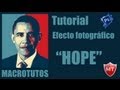 Tutorial Photoshop | Efecto de fotograía del cartel HOPE Obama by AntonioguitarxD