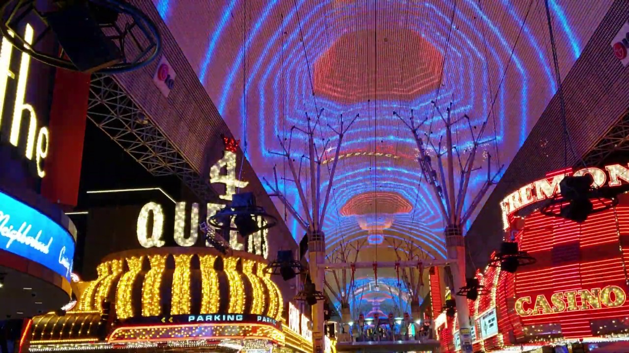 The Fremont Street Experience (FSE) Time Lapse - Hyper Lapse - Las Vegas