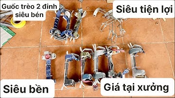 Guốc trèo cây 2 đinh, bắt ong rừng. Siêu bền, SIÊU TIỆN LỢI, GIÁ RẺ TẠI XƯỞNG 0362222821